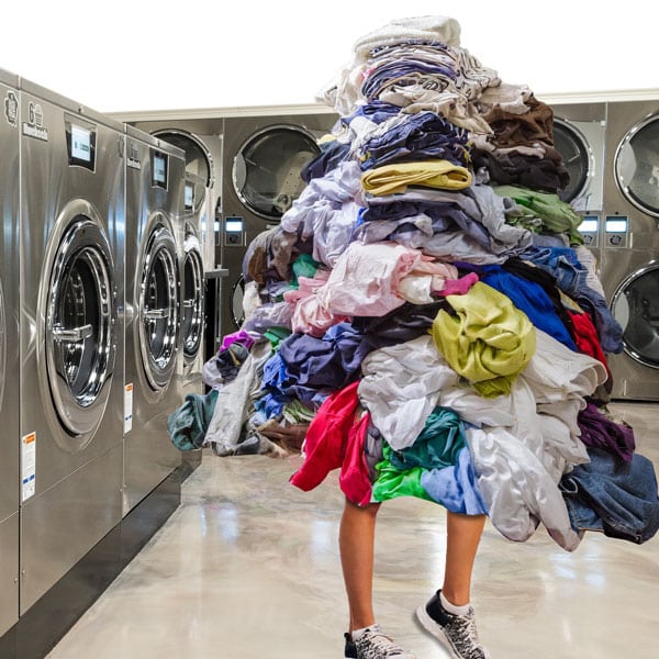 Don't let your laundry walk away. Never leave your laundry unattended.