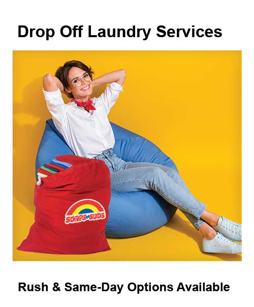 Soaps n Suds Drop Off Laundry Services Rush and Same Day Options Available.