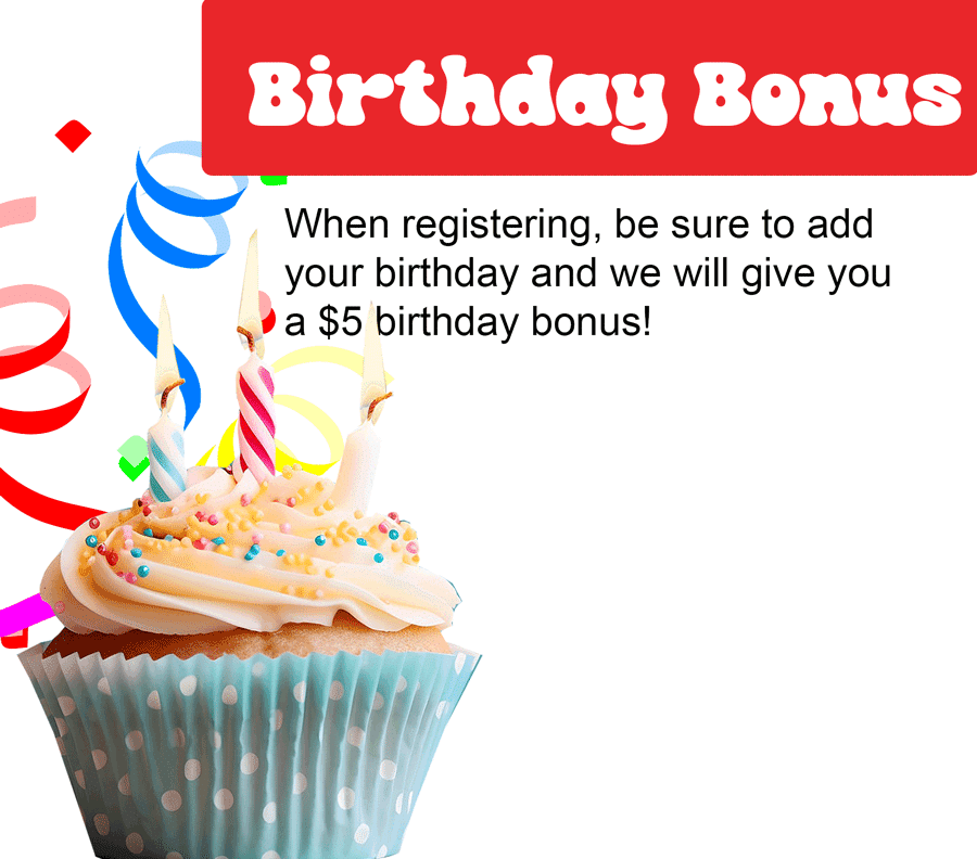 Laundry Card Birthday Bonus Explained