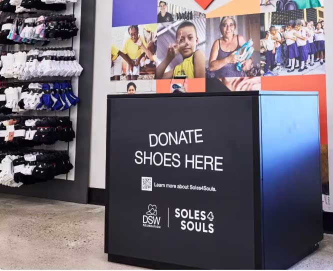 Recycle Shoes or Donate Shoes at DSW Shoes