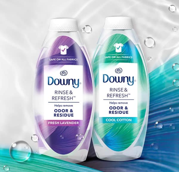 Save time washing laundry with quality chemicals like Downy Rinse and Refresh