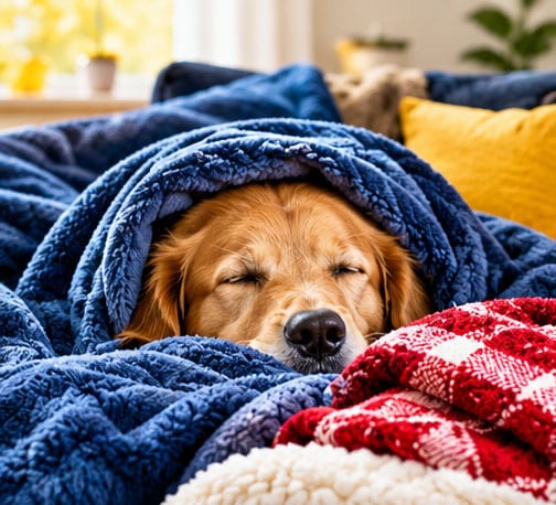 How often should you wash blankets with a dog